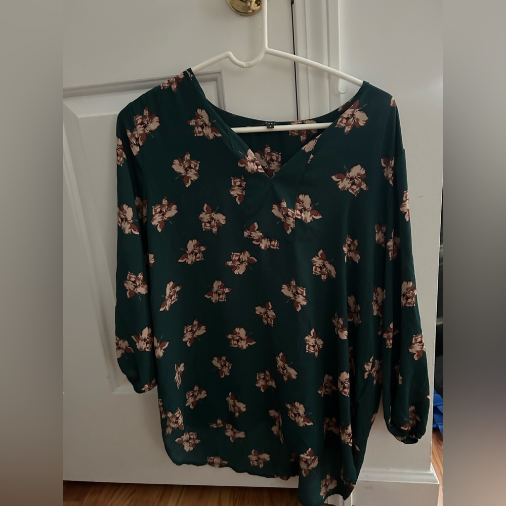 Green blouse